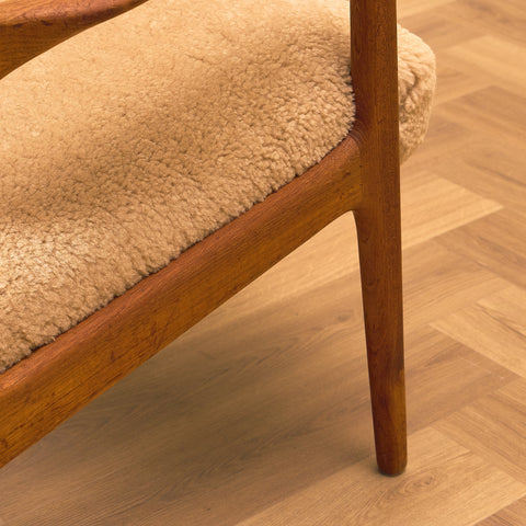 Swedish armchair in teak, model 'Domus' by Inge Andersson for Bröderna Andersson