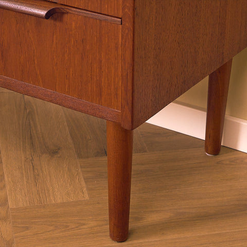Danish chest of drawers in teak