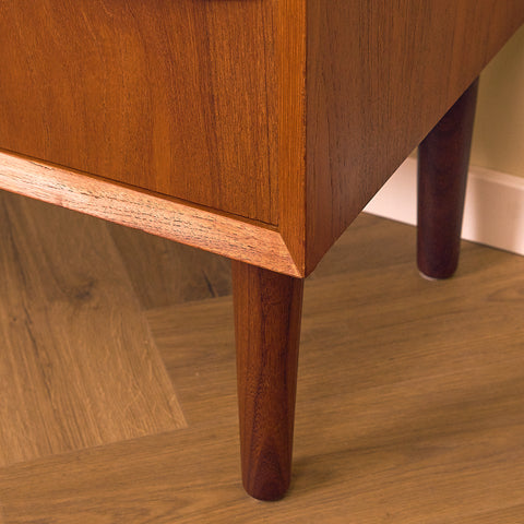 Danish chest of drawers in teak