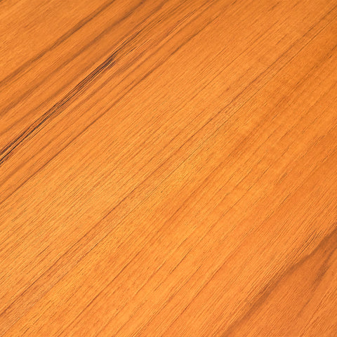 Swedish square dining table in teak and oak by AB Möbelfabriken Linden