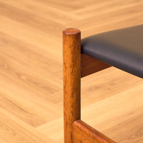 Danish stool in teak by Spottrup Møbler