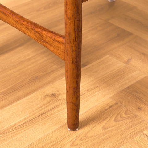 Danish stool in teak by Spottrup Møbler