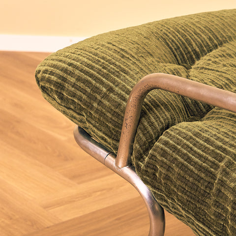 Mid-century armchair in chrome by Peter Hoyte