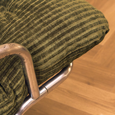 Mid-century armchair in chrome by Peter Hoyte
