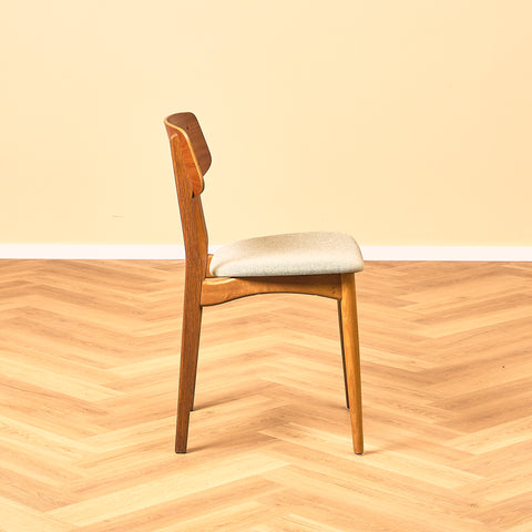 Danish dining chairs in teak & oak by Farstrup