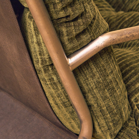 Mid-century armchair in chrome by Peter Hoyte