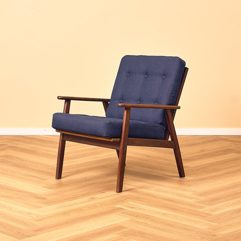 Danish armchair in walnut
