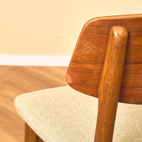 Danish dining chairs in teak & oak by Farstrup