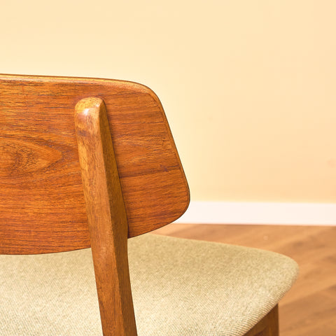 Danish dining chairs in teak & oak by Farstrup