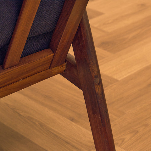 Danish armchair in walnut