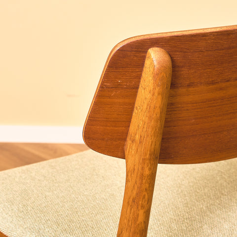 Danish dining chairs in teak & oak by Farstrup