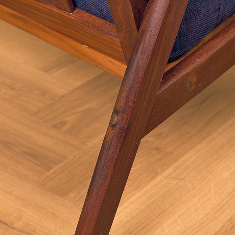 Danish armchair in walnut