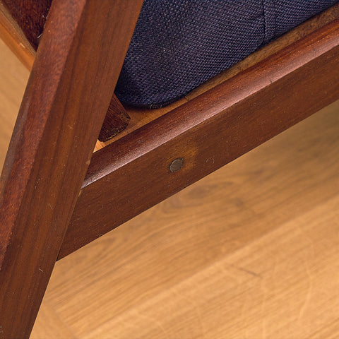 Danish armchair in walnut