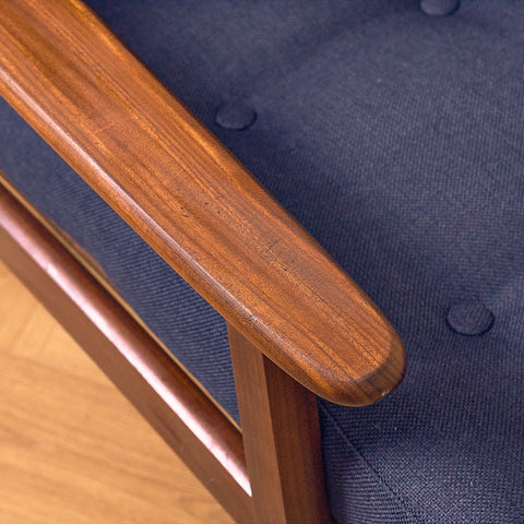 Danish armchair in walnut