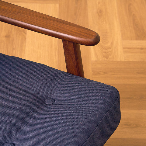 Danish armchair in walnut