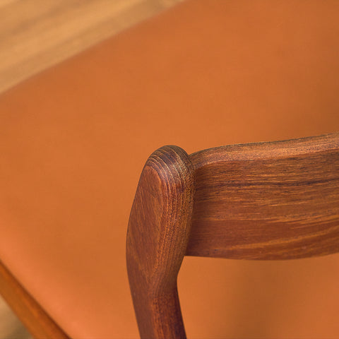 Danish dining chairs in teak by P.E. Jørgensen for Farsø Stolefabrik