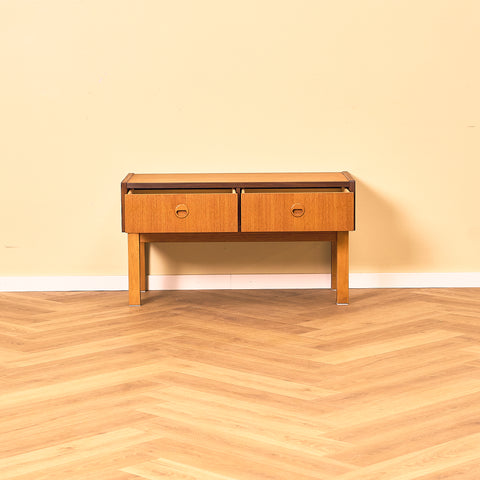 Swedish sideboard / TV-bench in teak and beech