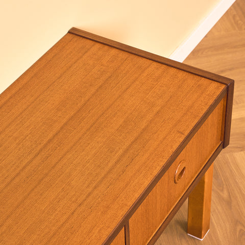 Swedish sideboard / TV-bench in teak and beech