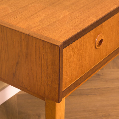 Swedish sideboard / TV-bench in teak and beech