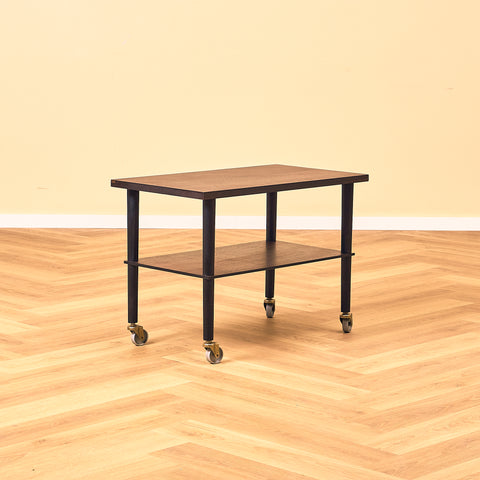 Swedish small side table in Santos rosewood