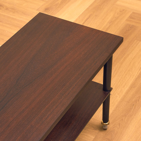 Swedish small side table in Santos rosewood