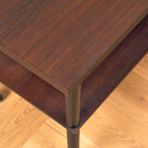 Swedish small side table in Santos rosewood