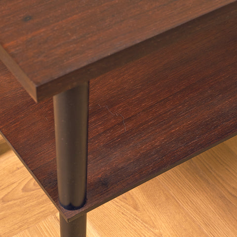 Swedish small side table in Santos rosewood
