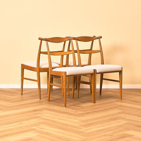 Swedish dining chairs in oak