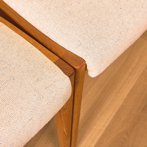 Swedish dining chairs in oak
