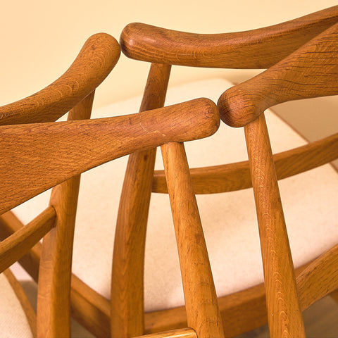 Swedish dining chairs in oak
