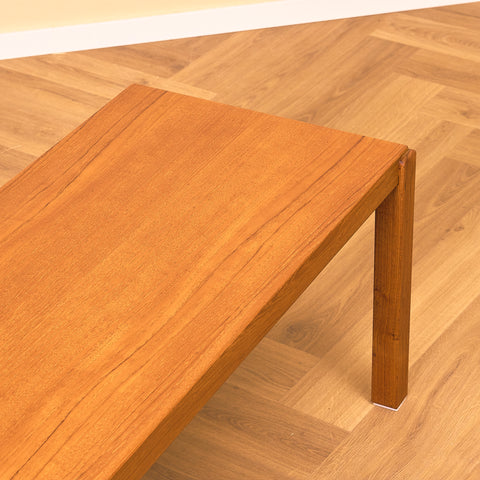 Swedish side table / TV-bench in teak