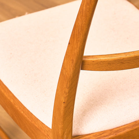 Swedish dining chairs in oak