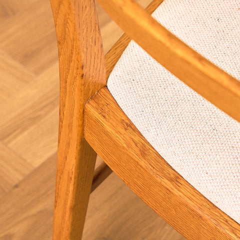 Swedish dining chairs in oak
