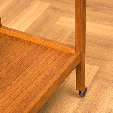 Swedish serving trolley in teak