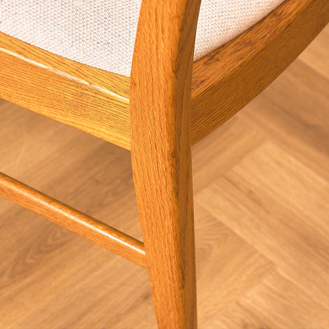 Swedish dining chairs in oak