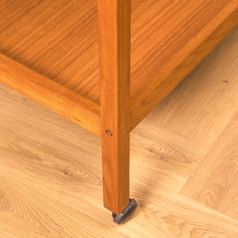 Swedish serving trolley in teak