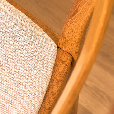 Swedish dining chairs in oak