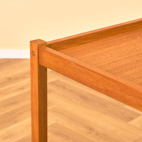 Swedish serving trolley in teak