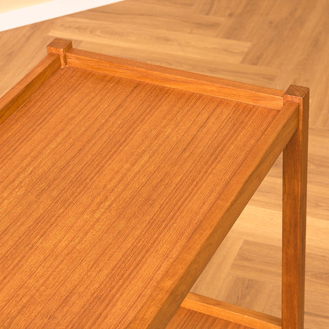 Swedish serving trolley in teak