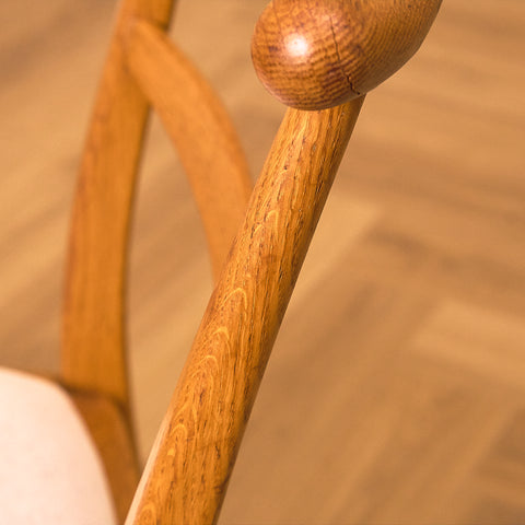 Swedish dining chairs in oak