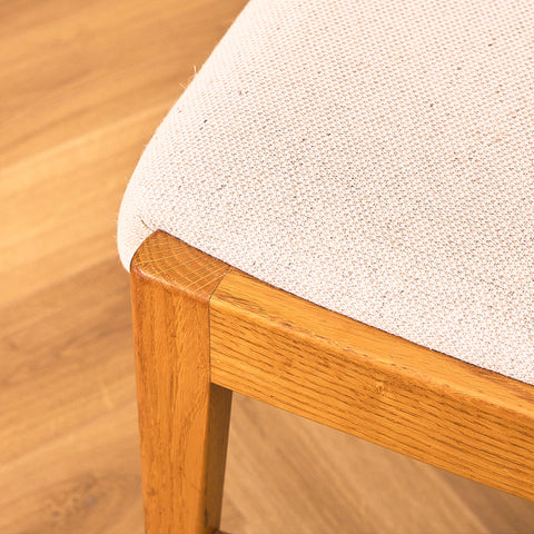 Swedish dining chairs in oak