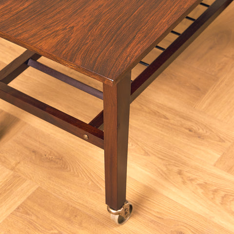 Danish side table in Santos rosewood