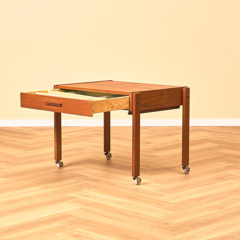 Danish side table in teak