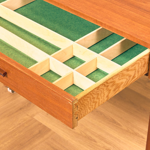 Danish side table in teak