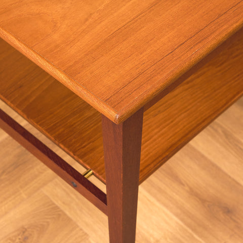 Swedish serving trolley in teak
