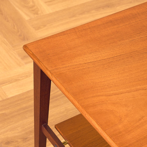 Swedish serving trolley in teak