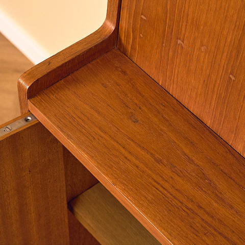 Swedish bookshelf in teak