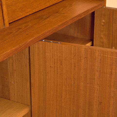 Swedish bookshelf in teak