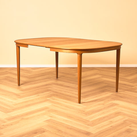 Danish square dining table in teak by Skovmand & Andersen