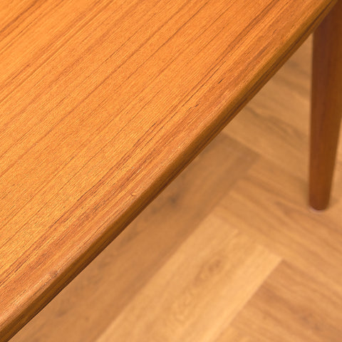 Danish square dining table in teak by Skovmand & Andersen
